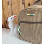 sac à dos beige prénom garçon