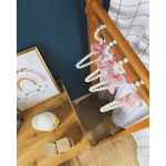 cintre dressing fille perle noeud rose