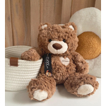 peluche teddy marron je taime