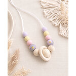 colliers-portage-bebe-silicone-bois-multicolore-pastel-fleuri
