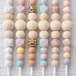 colliers-portage-bebe-silicone-bois-collection-multicolore