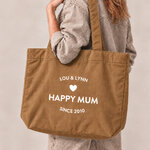 sac-shopping-personnalise-maman-happy-mum-marron-camel