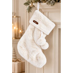 ornement-suspension-deco-noel-fourrure-chaussette