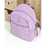 sac a dos velours prenom coloré