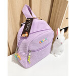 petit sac zippé avec prénom en perles lettres colorées