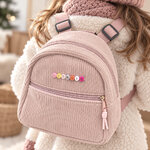 sac a dos velours personnalisé perles