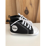 chaussures bébé vintage noir personnalisé