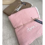 couverture-bebe-personnalisee-prenom-rose-marron-double-gaze-polaire