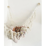 range peluche macramé et bois personnalisable