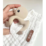 doudou plat gaze coton prénom