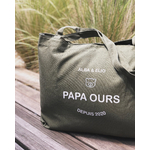 grand sac toile homme militaire texte prénom