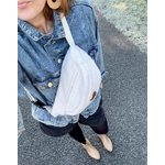 sac banane femme mout mout blanc