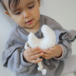 attache tétine doudou teddy bouclette lune