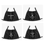 personnalisations sac noir et blanc pour poussette