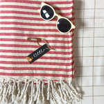 cadeau vacances ete fouta avec personnalisation prénom
