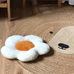 déco maison fleur coussin plat