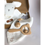cadeau unisexe à personnaliser bois et blanc