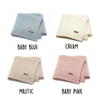 couleurs bleu blenc rose et beige couverture maison litle