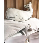 coussin baleine prénom mot à personnaliser