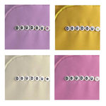 idées personnalisation texte perle sur sac maison little