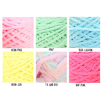 couleurs fil maille pour texte summerbag