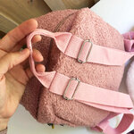 sac de rentrée tissu mouton bretelles réglables