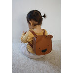petit sac de crèche zippé en simili avec oreilles ours