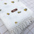 fouta de plage a franges enfant avec texte personnalisé