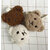 nounours tissu mouton attache sucette personnalisé