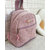 sac à dos rose poudré perles prénom fille