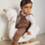 combi salopette bébé camel personnalisable