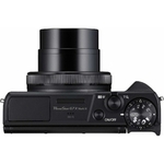 Canon G7 X Mark III vu de dessus – commandes ergonomiques et molette de réglage