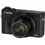 Canon G7 X Mark III vue de face – appareil photo compact facile à transporter