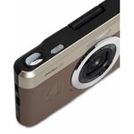 Vue de dessus du Kodak Pixpro C1 montrant le bouton de déclenchement et la molette de navigation
