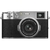 Fujifilm X100VI Argent vu de face, appareil photo compact expert au design rétro avec objectif 23mm f2