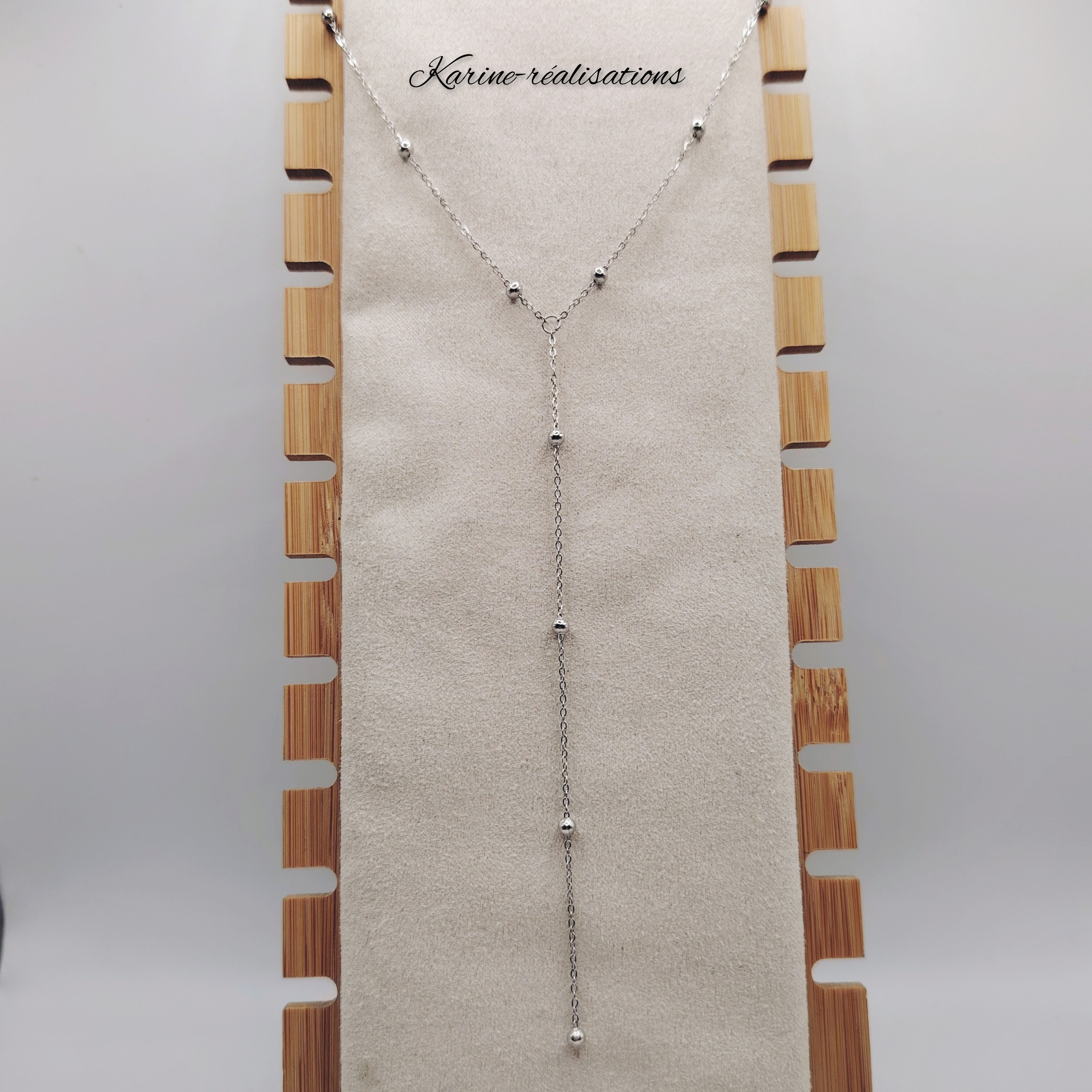 collier-cravate-acier-inoxydable-argente-perles-boules-minimaliste