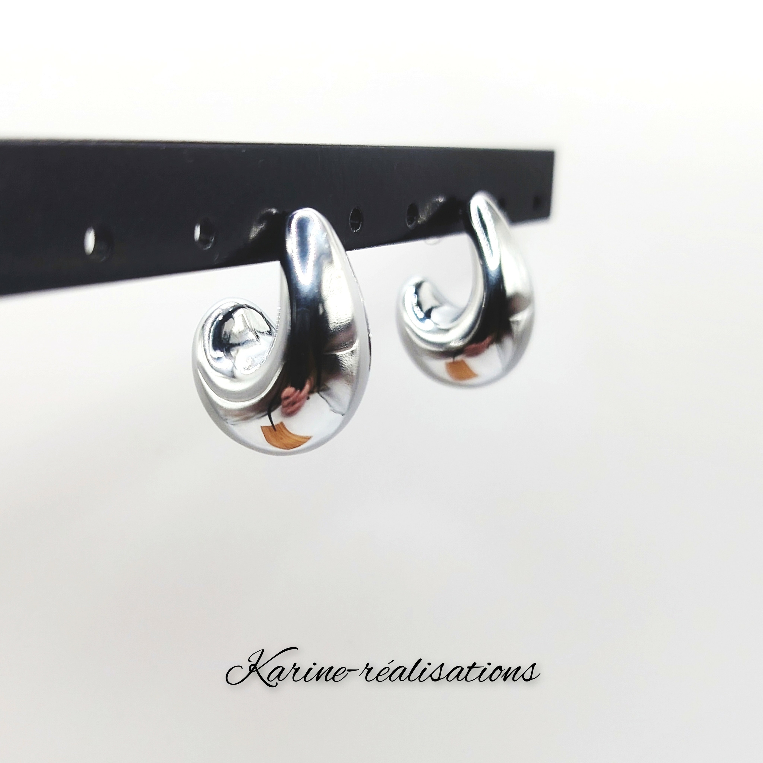 boucles-oreilles-gouttes-bombees-acier-inoxydable-304-plaque-argent-luxe1