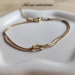bracelet-double-rang-acier-inoxydable-dore-maille-serpent-noeud-central2