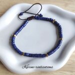 bracelet-mixte-lapis-lazuli-pierres-roulees-bleu-dore-acier-inoxydable