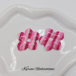 Pampilles Fleur de Sucre – Rayures Graphiques Rose et Fuchsia1