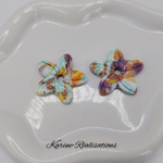 Pampilles Fleurs Arlequin - Multicolore Marbré1