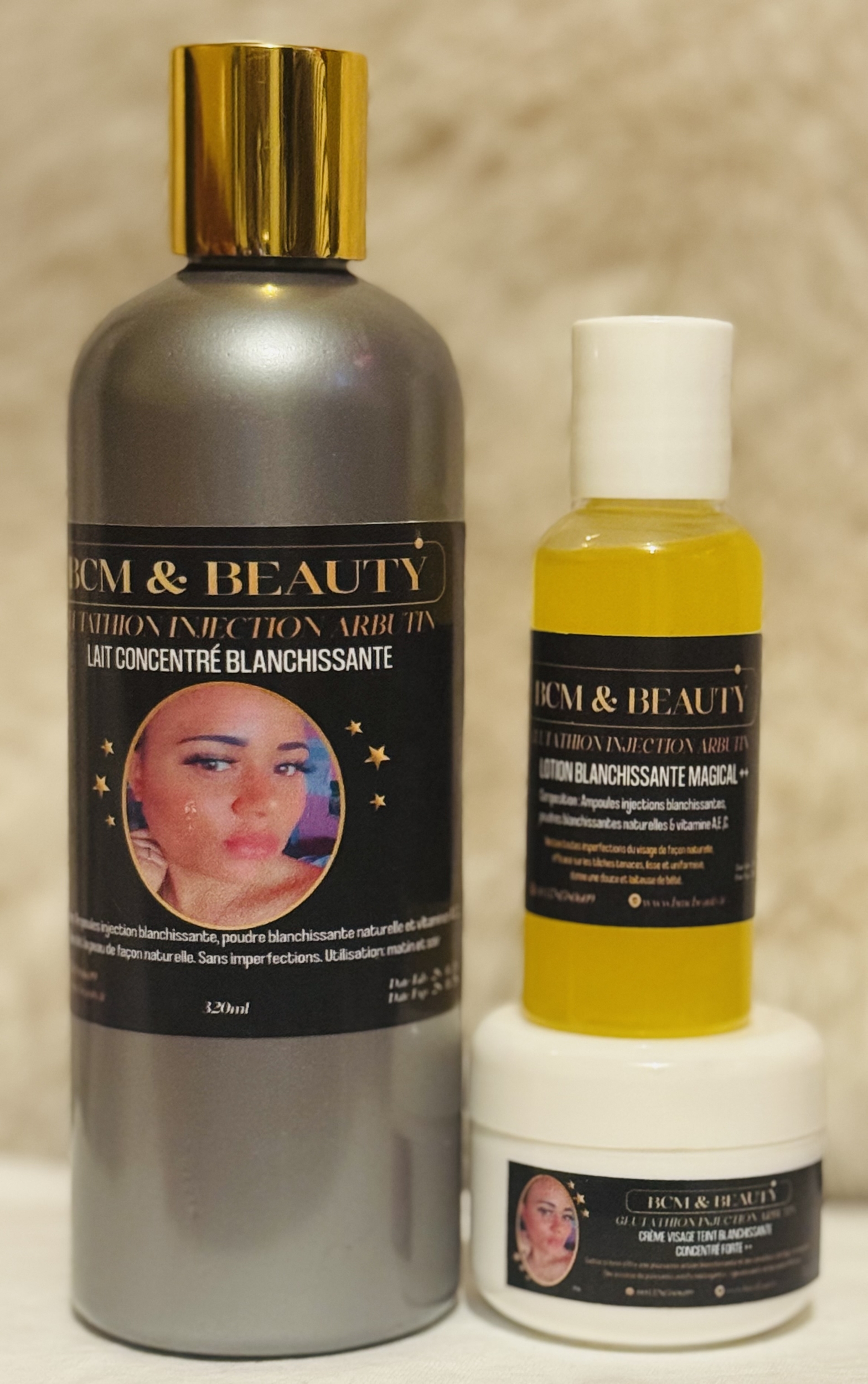 Lait bio au glutathion claircissant naturel | BMCBEAUTY