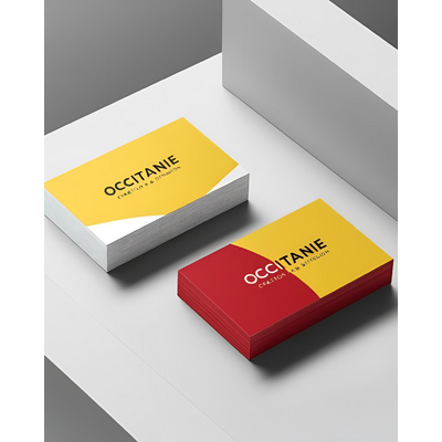 Cartes de visites coins carre╠üs