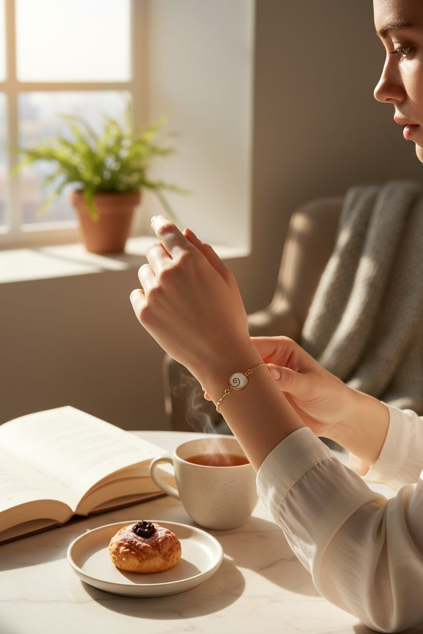 Oeil de sainte lucien en bracelet