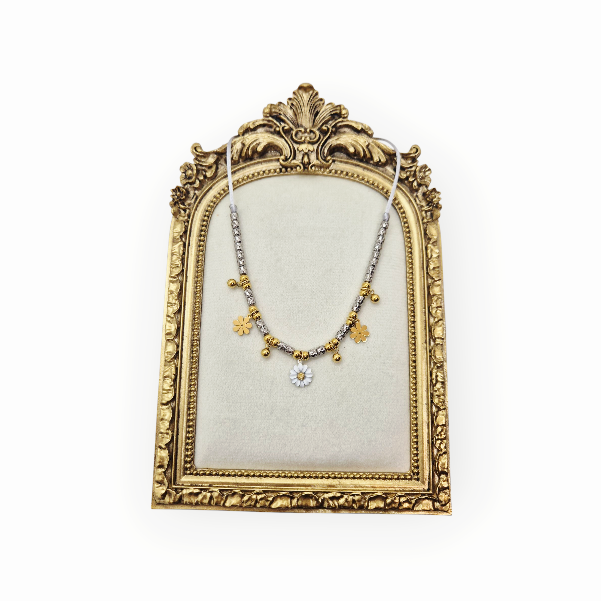 Collier grigri fleur