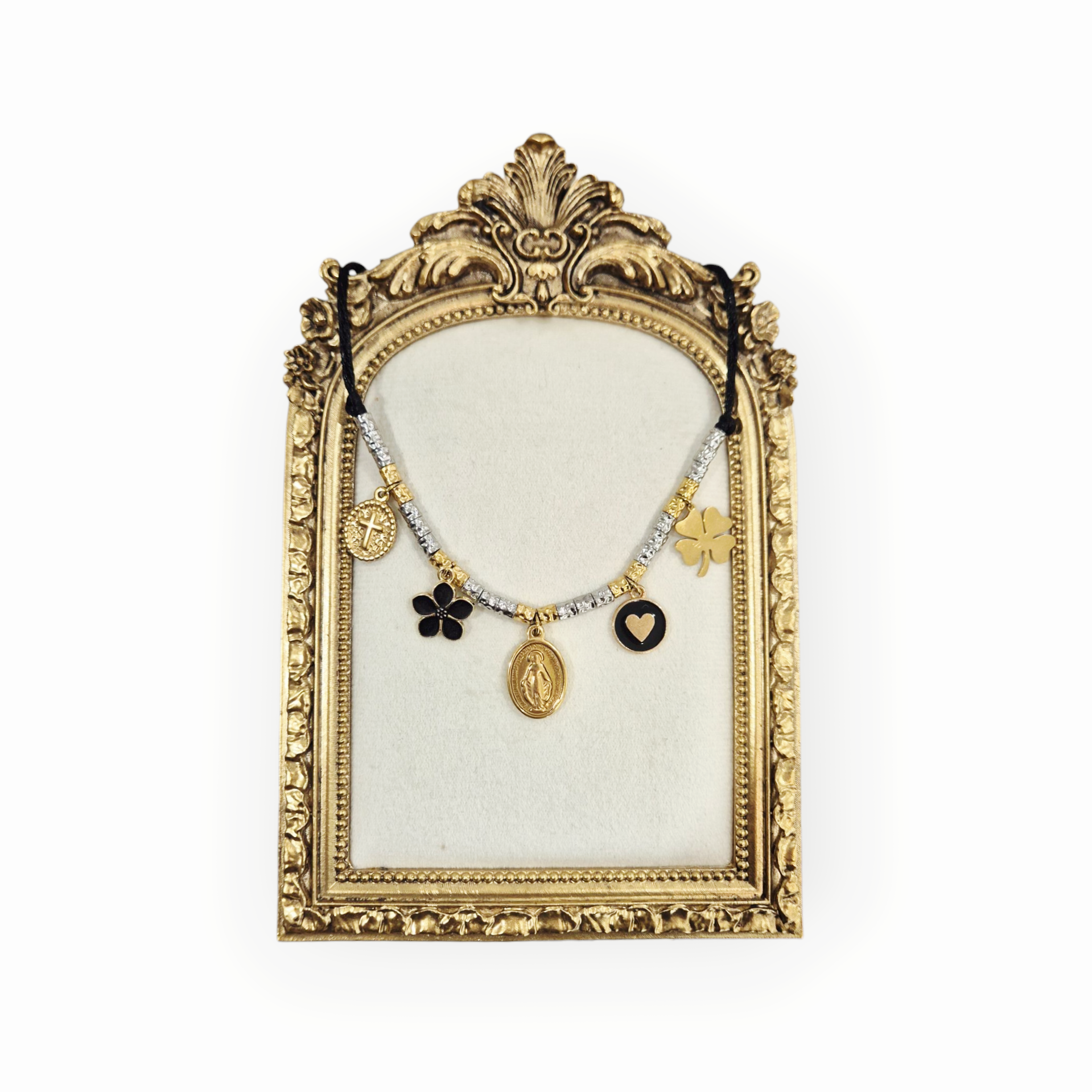 Collier grigri noir