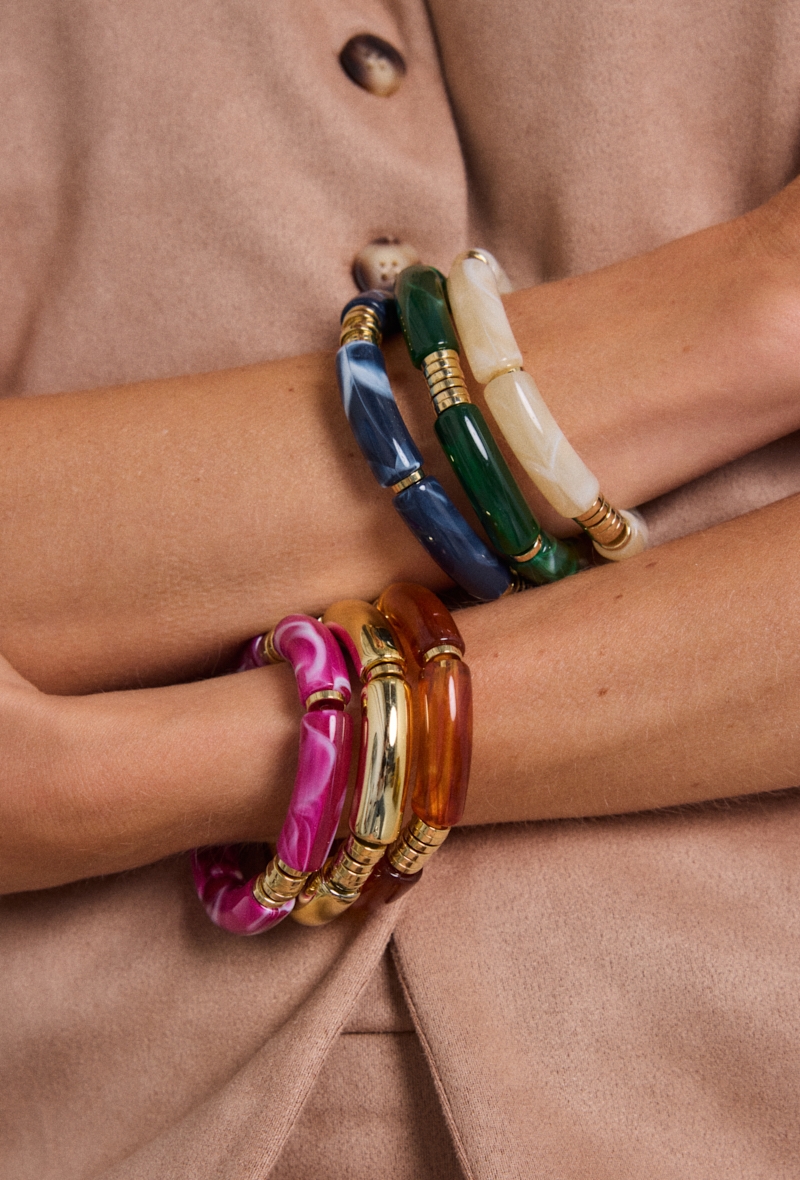 Bracelet élastique coloré
