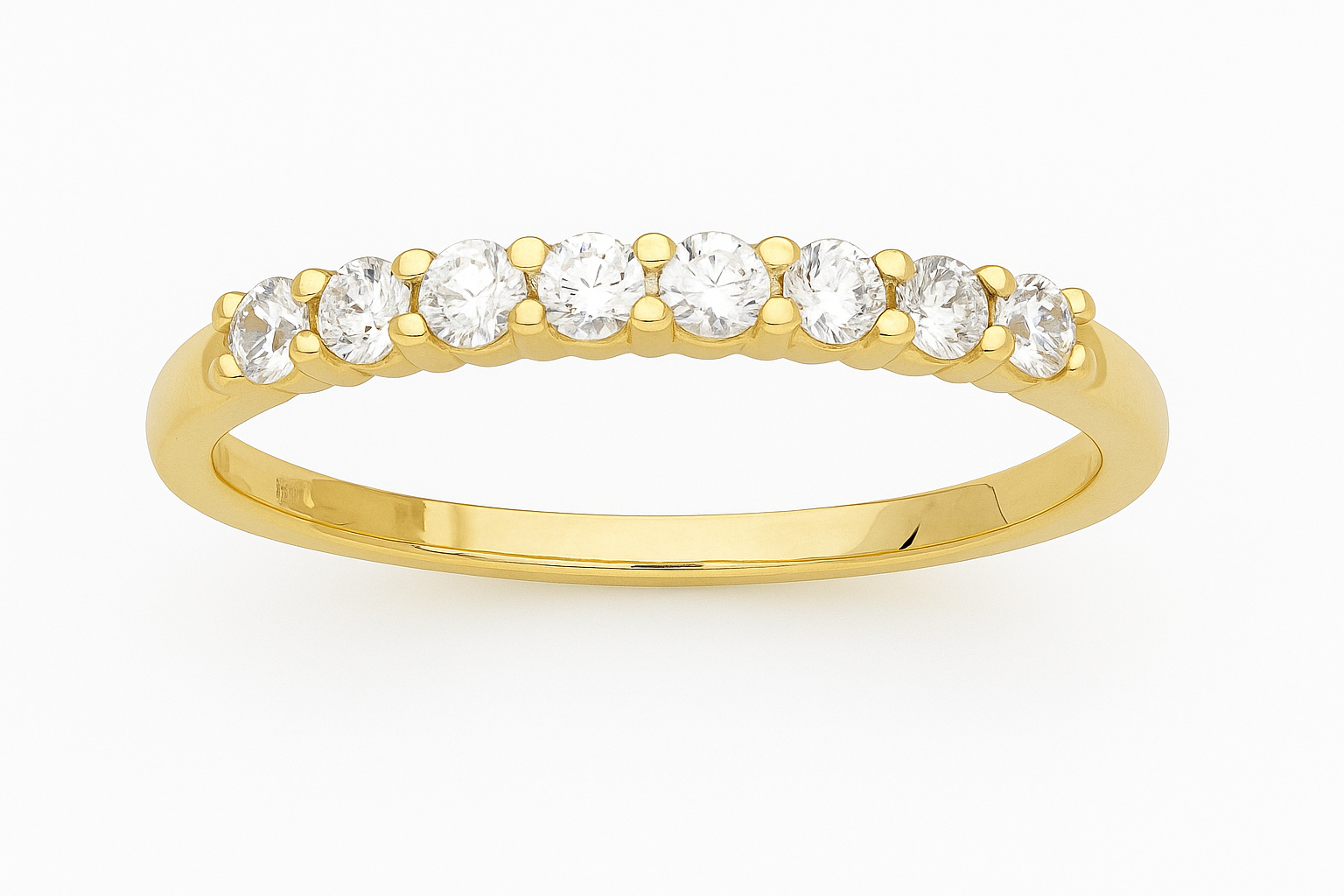 Magnifique Bague or jaune 375 et oxydes