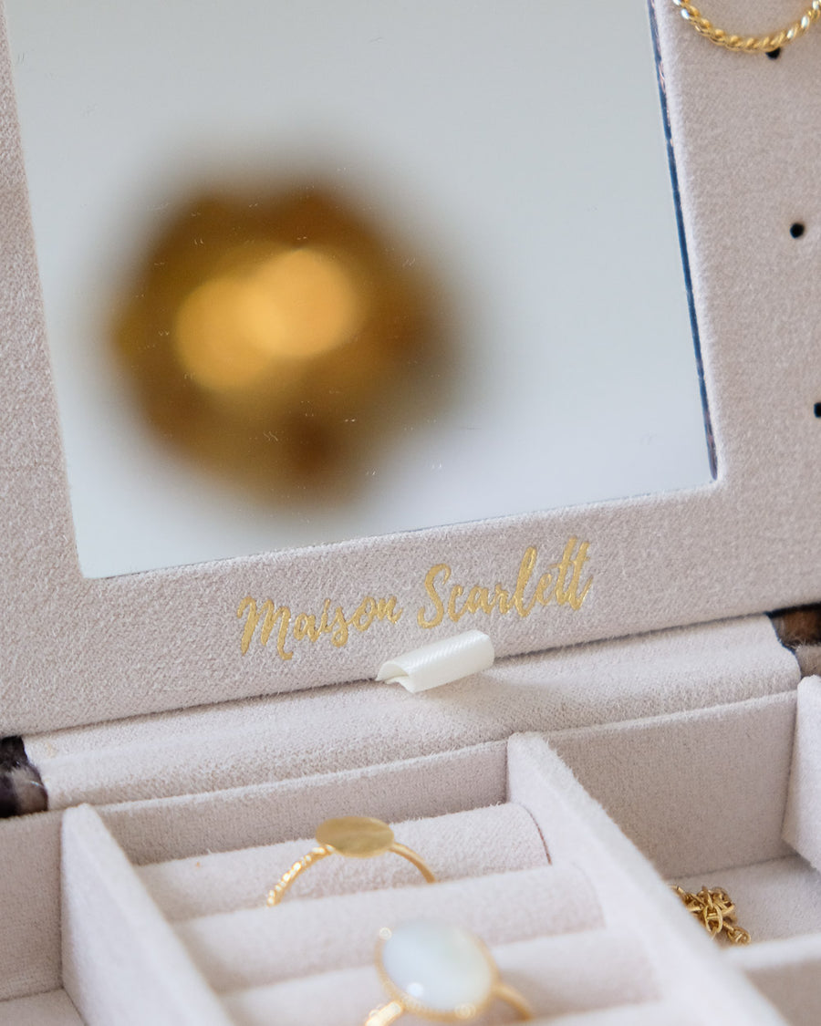 Boîte à bijoux luxe pour femme