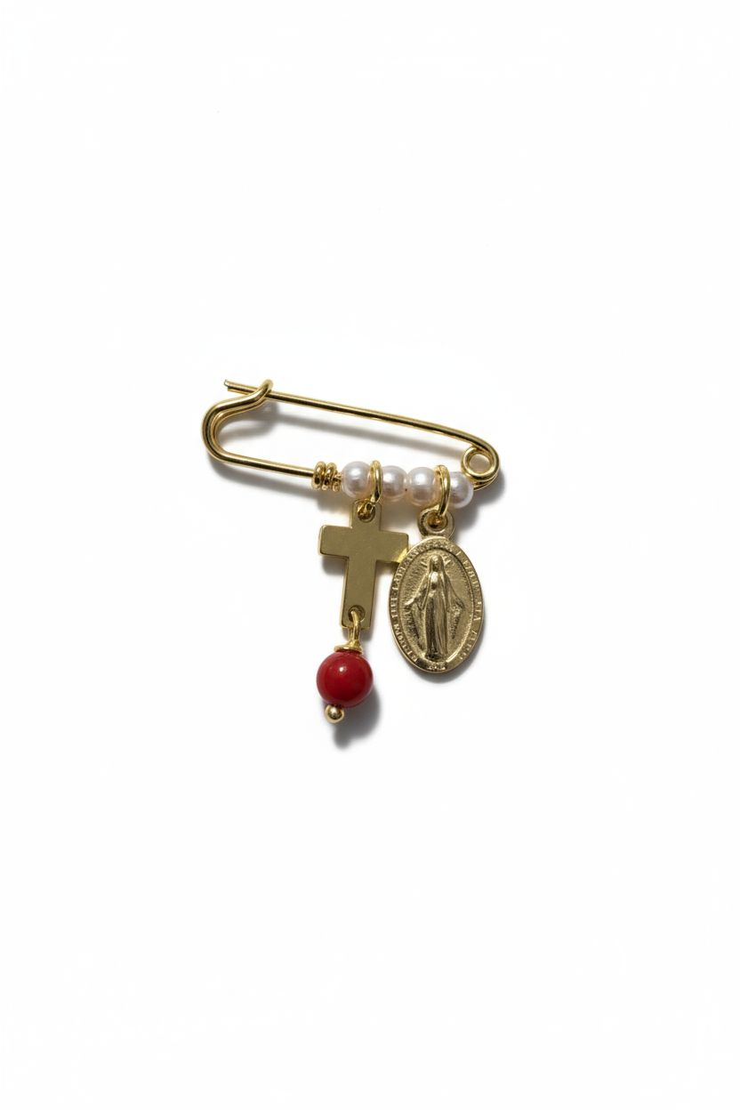Broche protection/porte-bonheur
